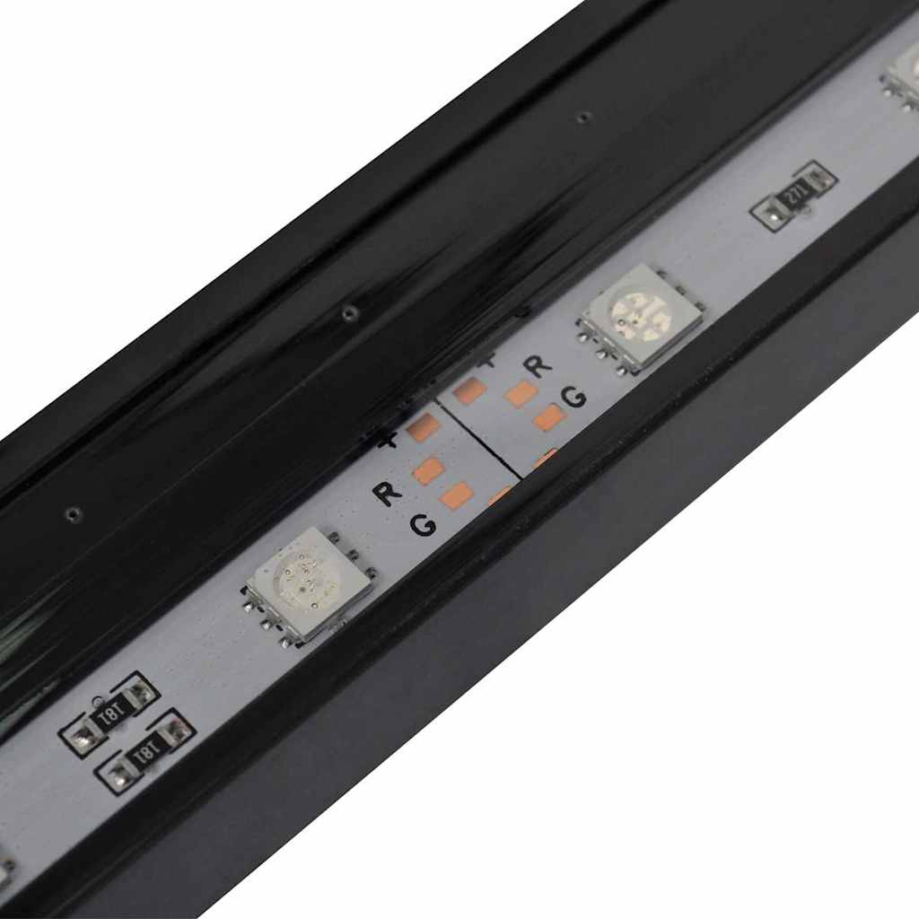 vidaXL Dränkbar akvariumlampa med bubblor RGB LED 32 cm