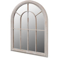 vidaXL Spegel med lantlig design inom-/utomhus 69x89 cm