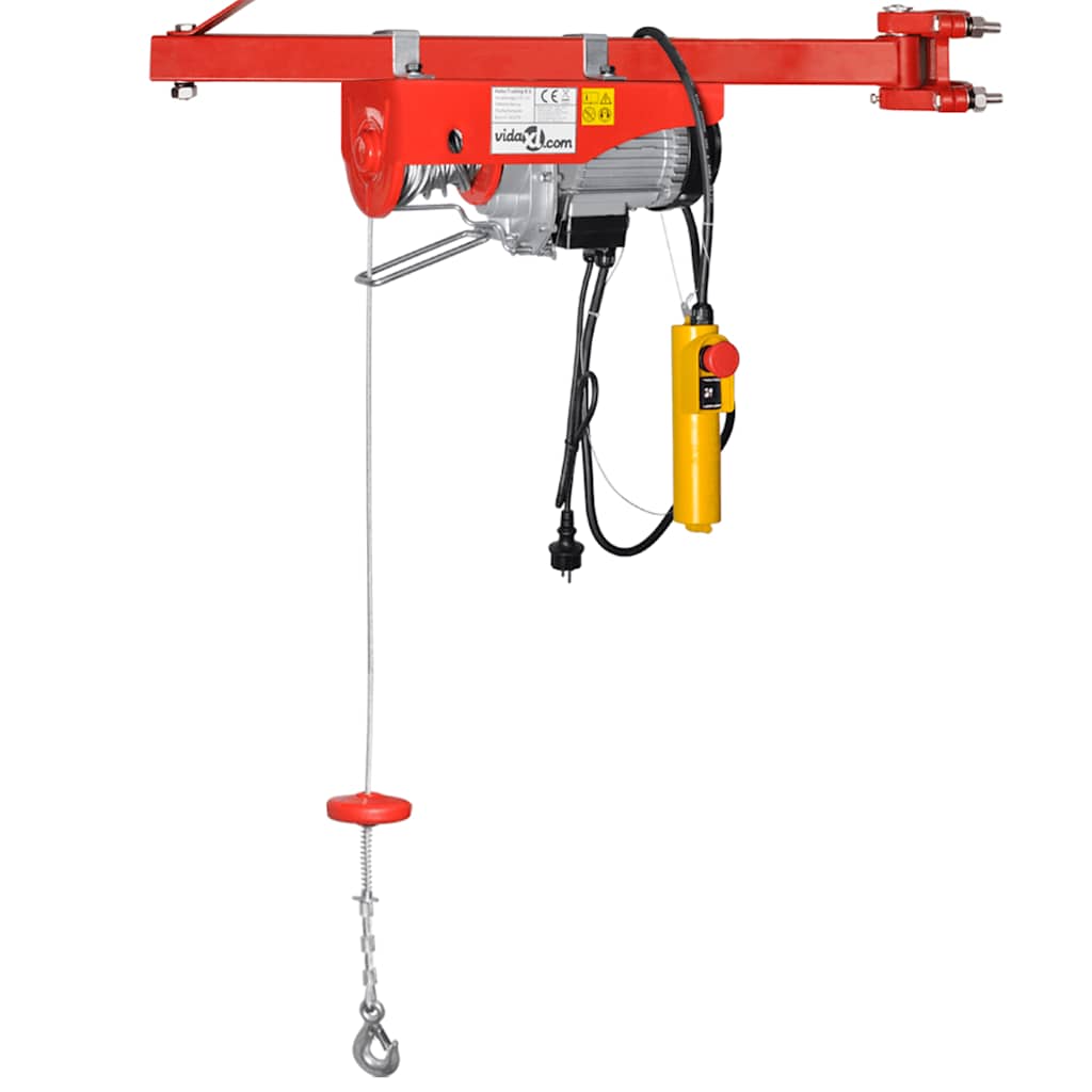 vidaXL Elektrisk Vinsch 500 W 100/200 kg