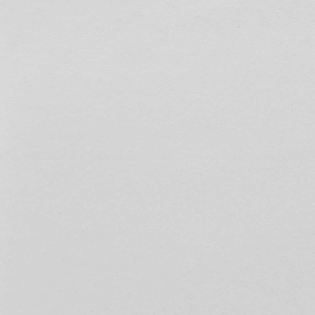 vidaXL Hopfällbart trädgårdsbord 122 cm HDPE vit