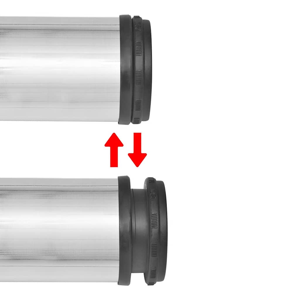 vidaXL Höjdjusterbara bordsben 4 st borstad nickel 870 mm