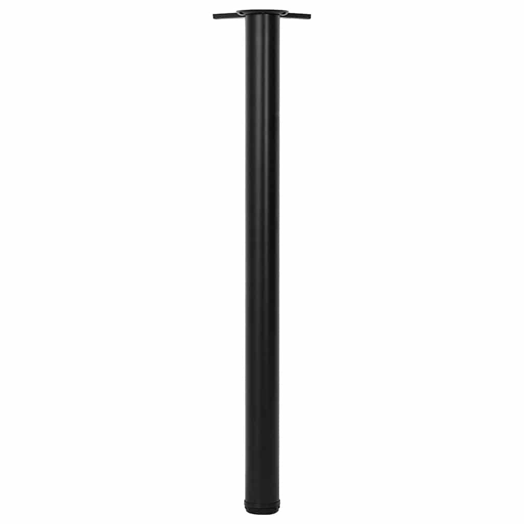 vidaXL Höjdjusterbara bordsben 4 st 870 mm svart