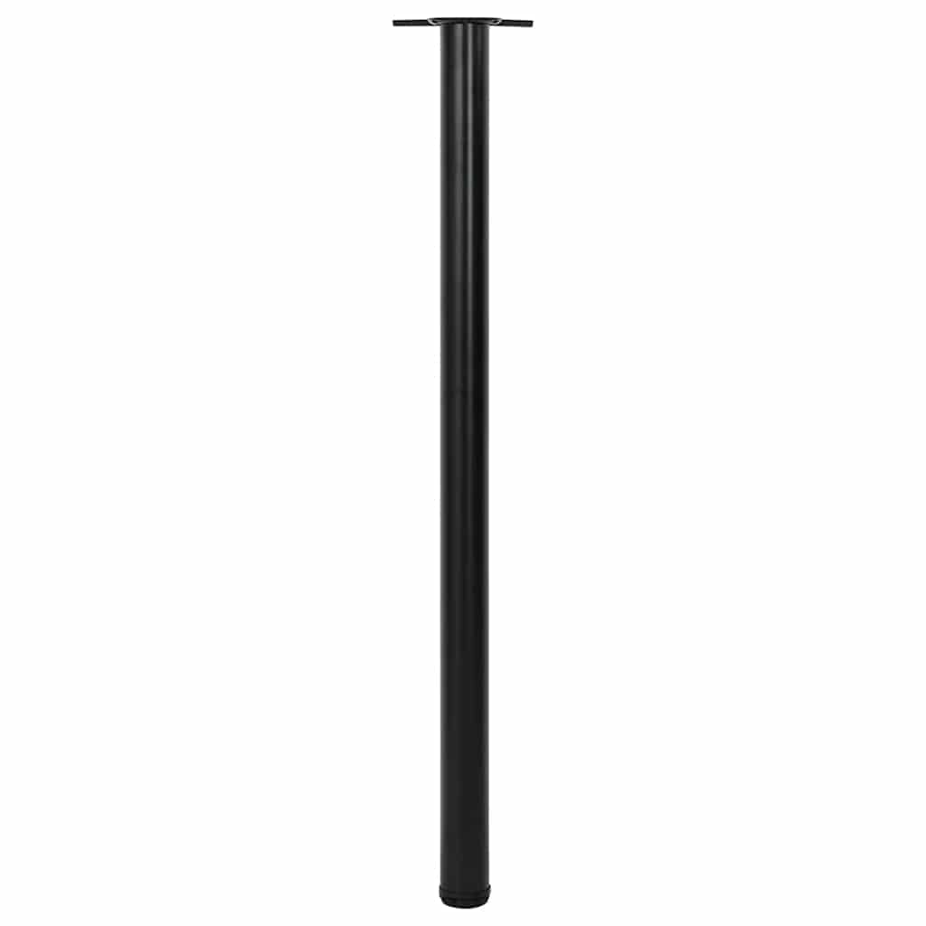 vidaXL Höjdjusterbara bordsben 4 st 1100 mm svart