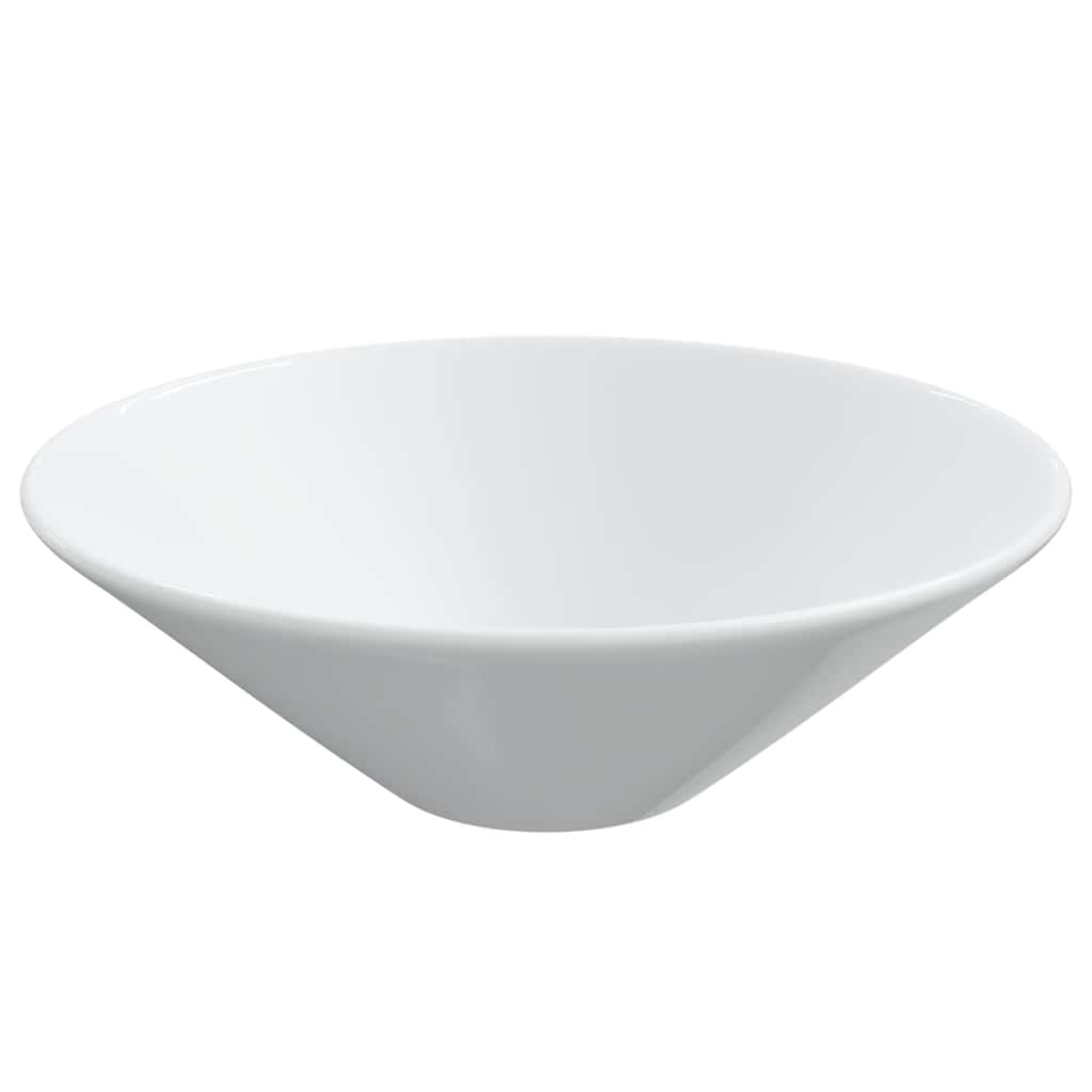 vidaXL Handfat 2 st vit 42x42x14 cm keramik