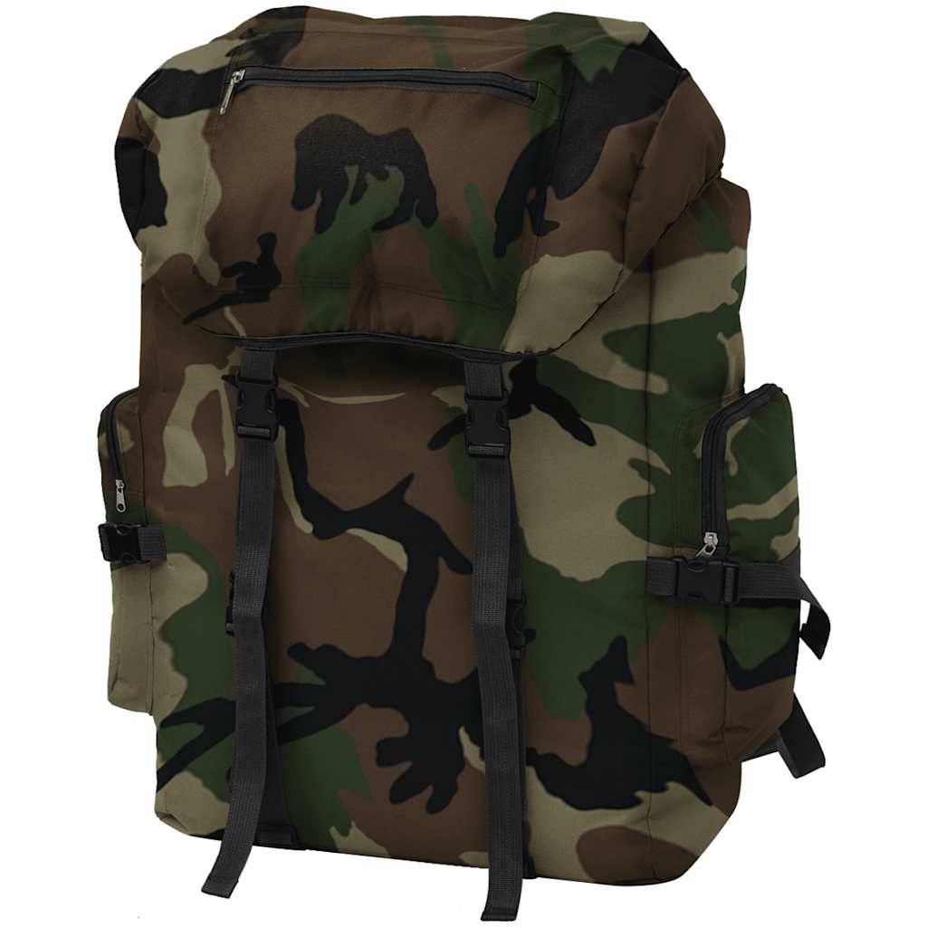 vidaXL Arméryggsäck 65 L kamouflage