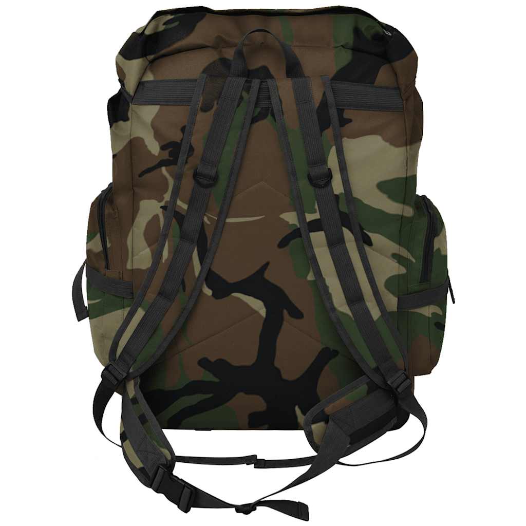 vidaXL Arméryggsäck 65 L kamouflage