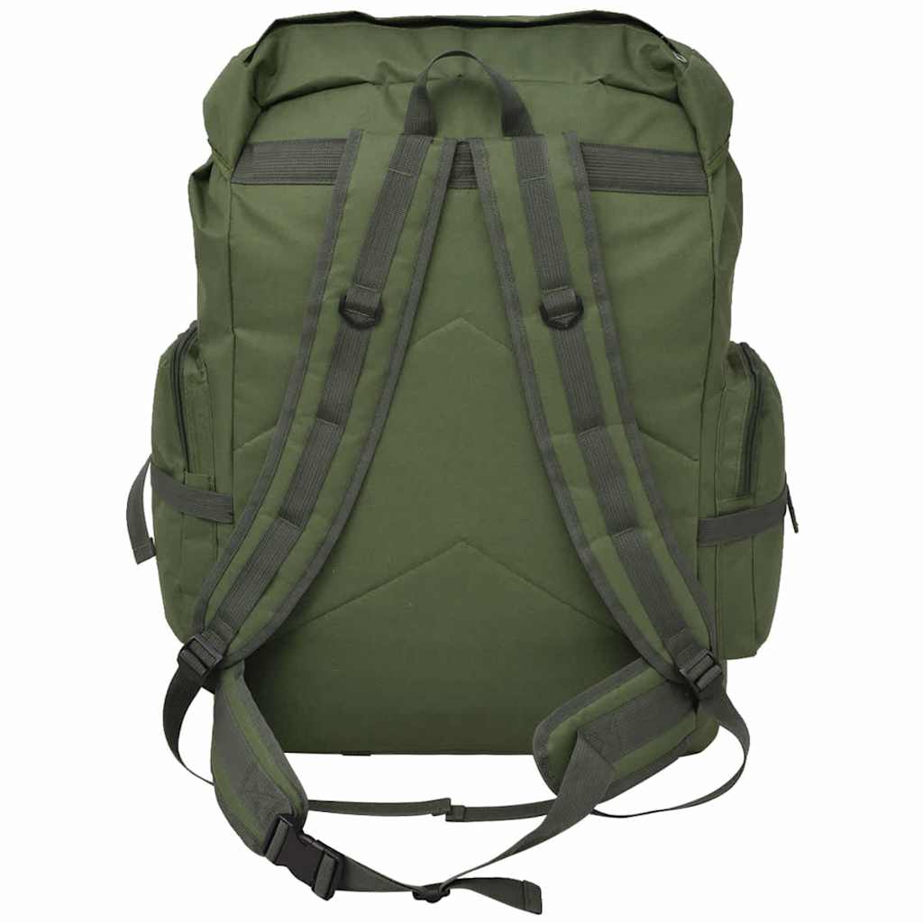 vidaXL Arméryggsäck 65 L grön