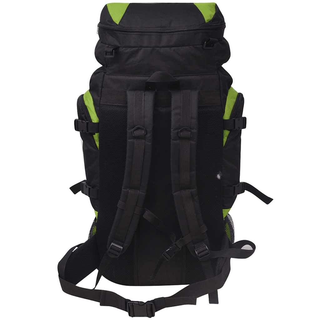 vidaXL Vandringsryggsäck XXL 75 L svart och grön