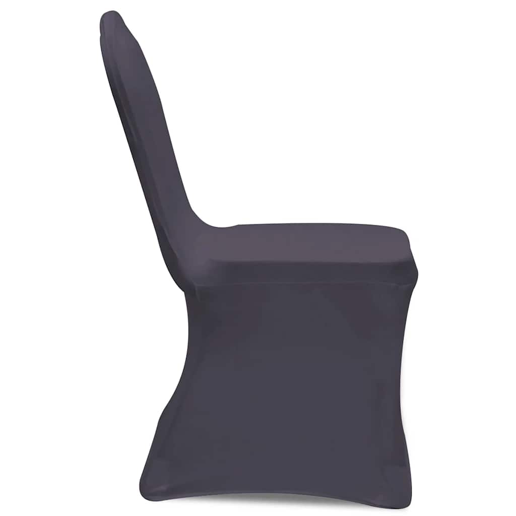 vidaXL Stolsöverdrag 4 st antracit