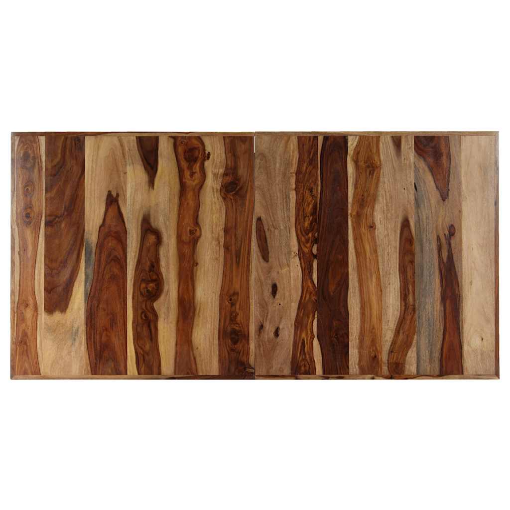 vidaXL Matbord 140x70x75 cm massivt sheshamträ