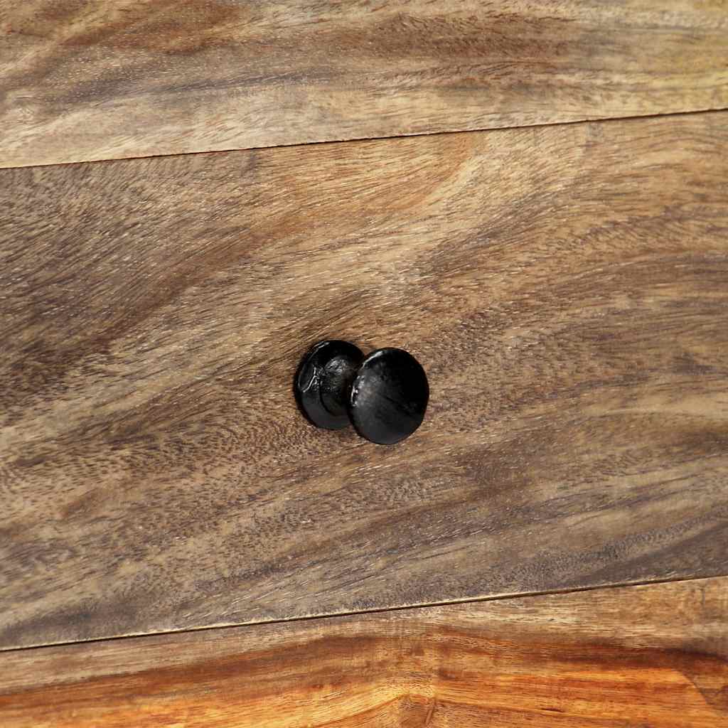 vidaXL Väggmonterat avlastningsbord 100x25x20 cm massivt sheshamträ