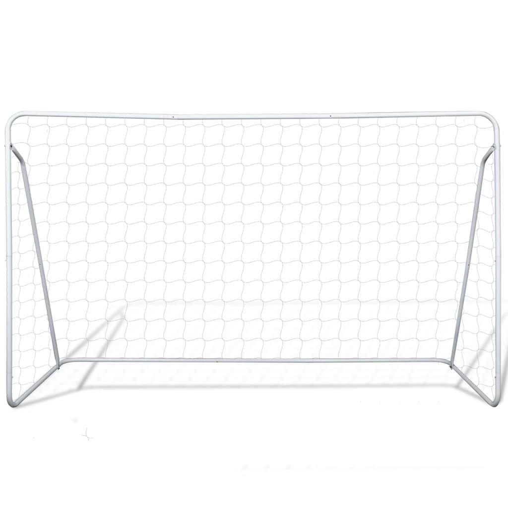 vidaXL Fotbollsmål nät 2 st 240x90x150 cm