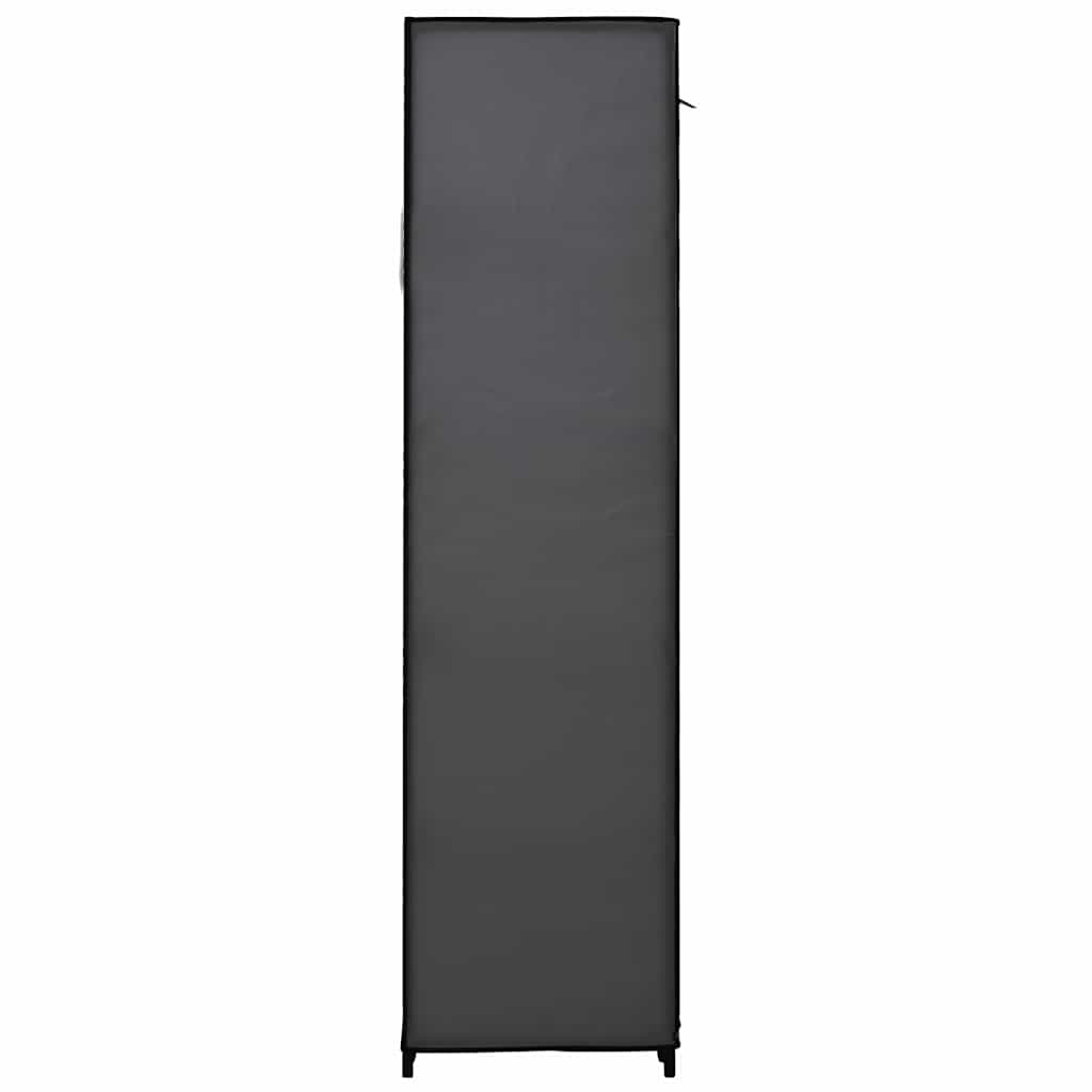 vidaXL Resegarderob grå 110x45x175 cm tyg