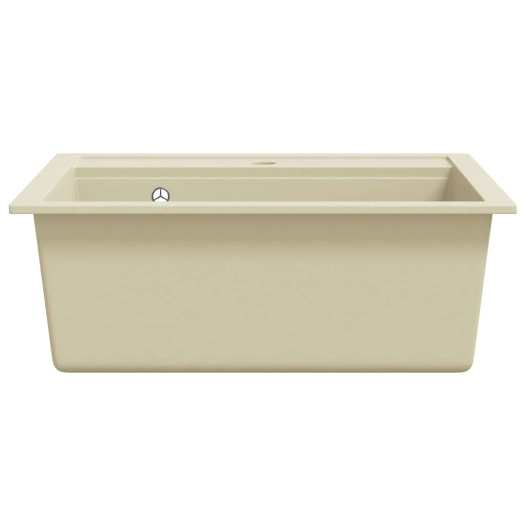 vidaXL Diskho granit enkel beige