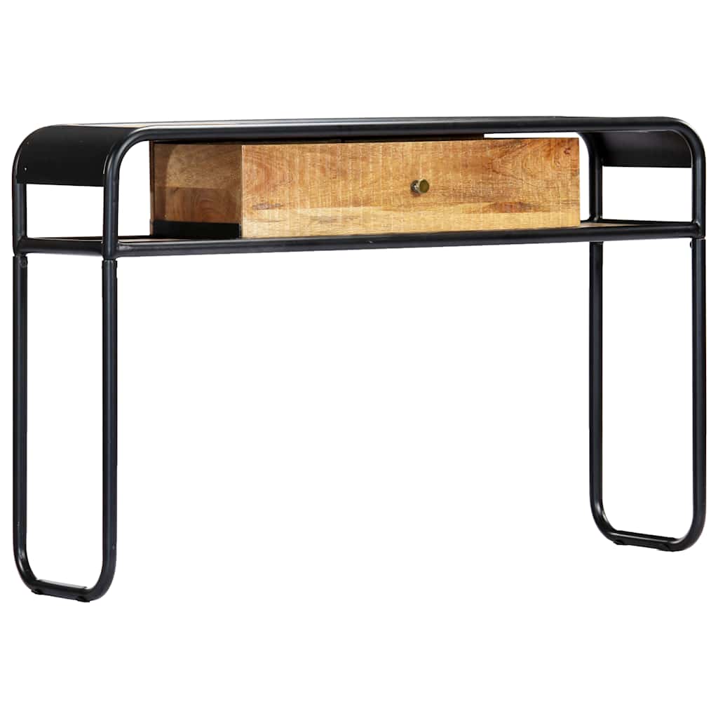 vidaXL Konsolbord 118x30x75 cm massivt mangoträ