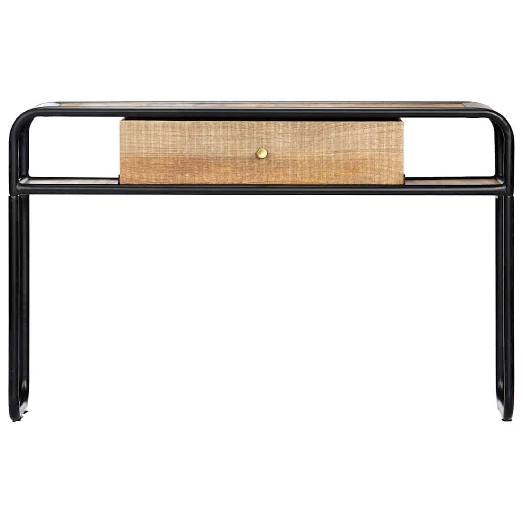 vidaXL Konsolbord 118x30x75 cm massivt mangoträ