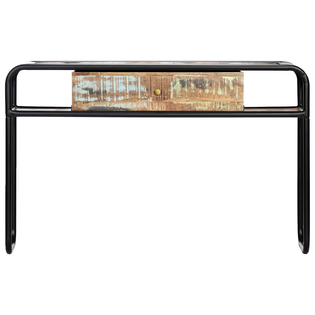 vidaXL Konsolbord 118x30x75 cm massivt återvunnet trä