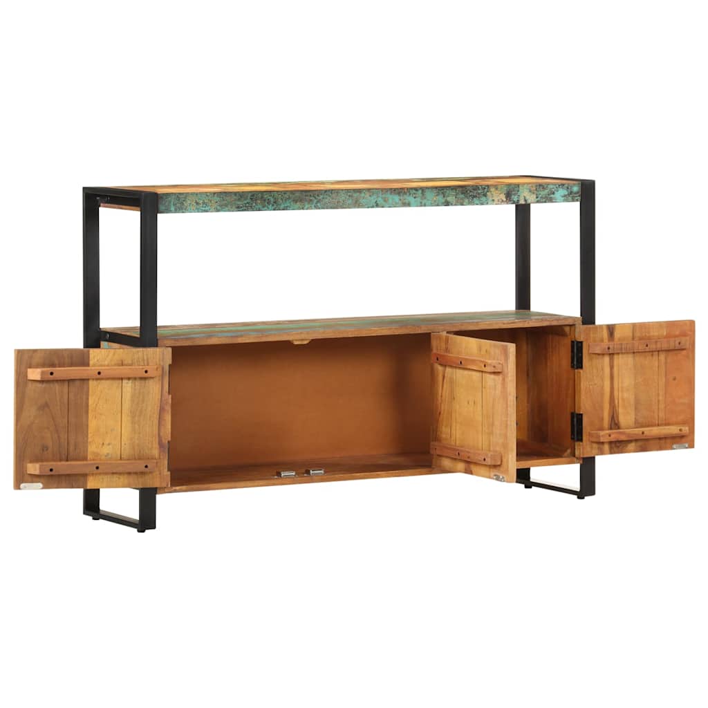 vidaXL Skänk 120x30x75 cm massivt återvunnet trä