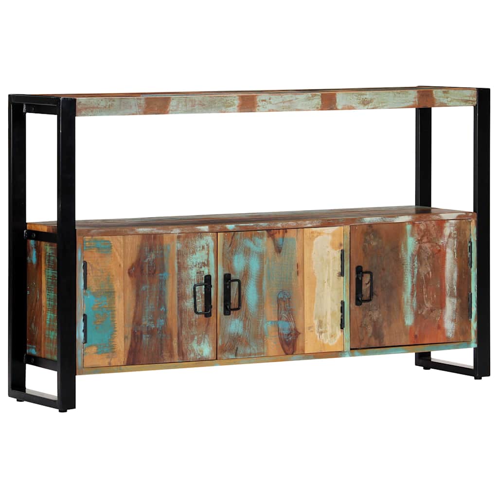 vidaXL Skänk 120x30x75 cm massivt återvunnet trä