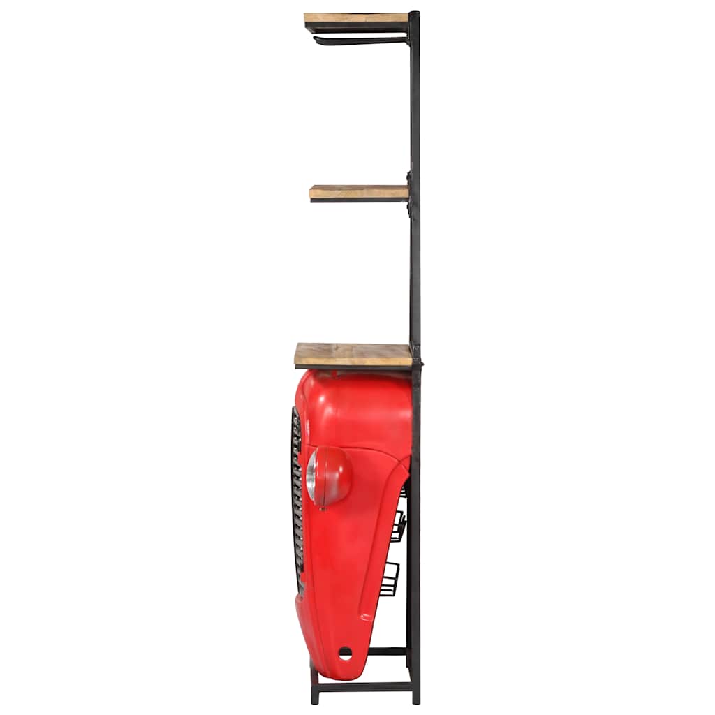 vidaXL Vinställ traktor 49x31x172 cm massivt mangoträ