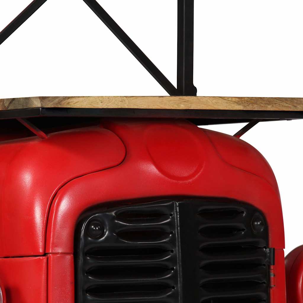 vidaXL Vinställ traktor 49x31x172 cm massivt mangoträ