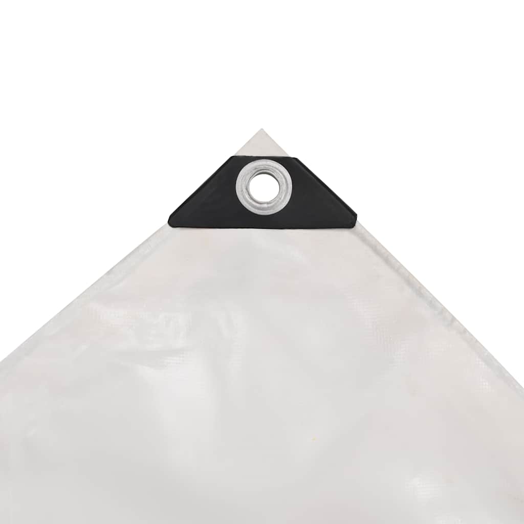 vidaXL Presenning 650 g/m² 1,5x10 m vit