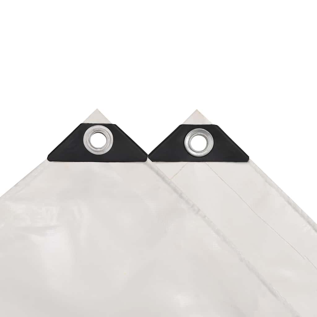 vidaXL Presenning 650 g/m² 1,5x20 m vit