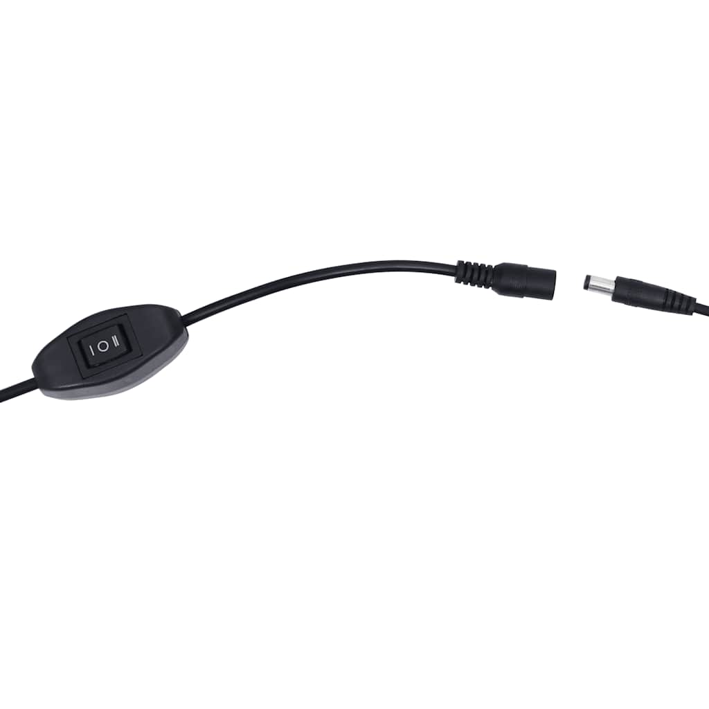 vidaXL Akvariebelysning med klämma 25-45 cm blå och vit