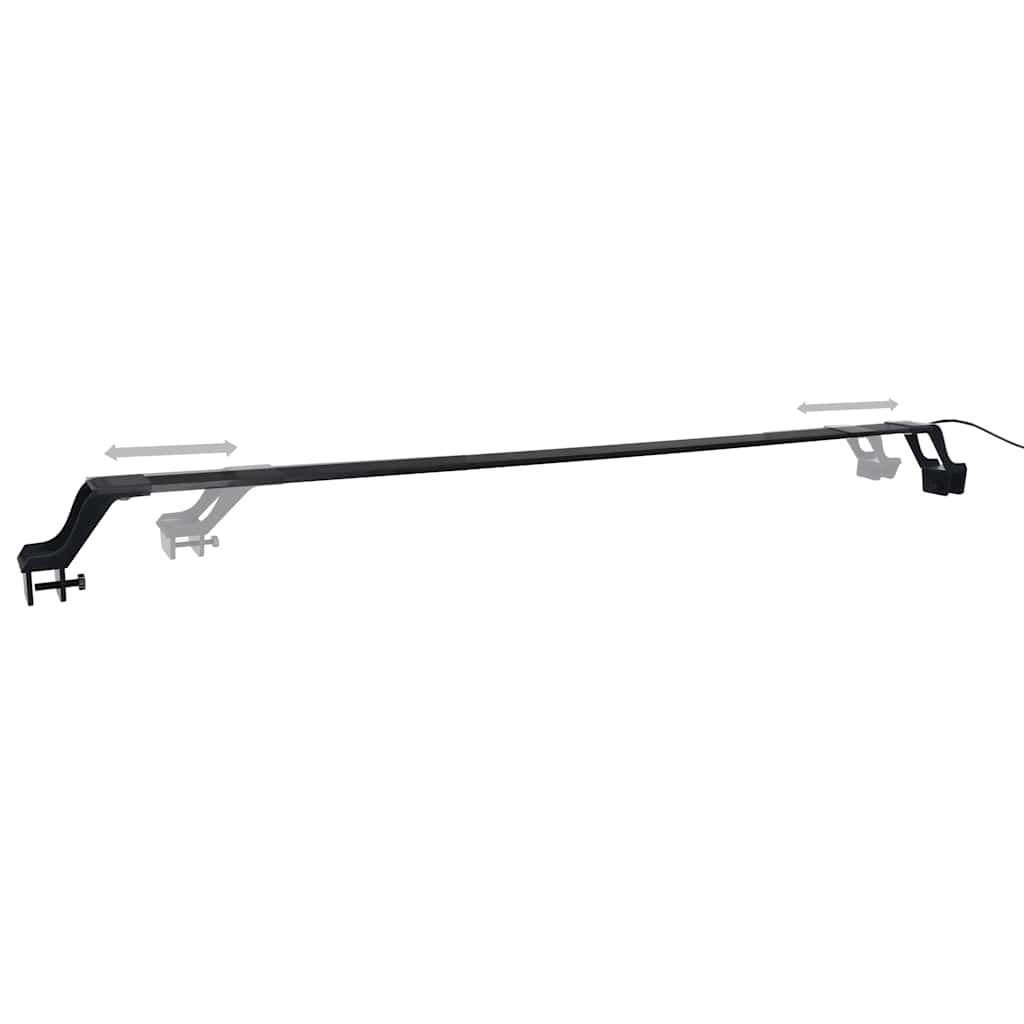 vidaXL Akvariebelysning med klämmor 115-130 cm blå och vit