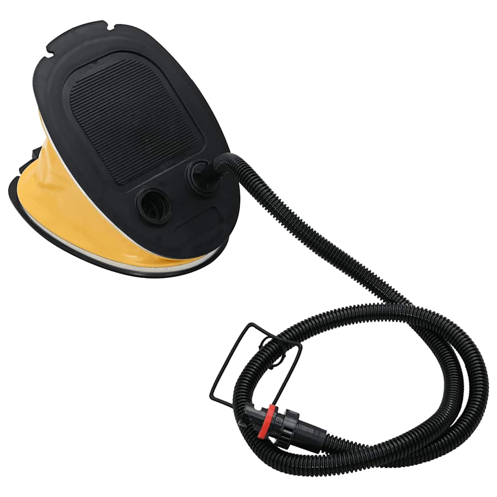 vidaXL Uppblåsbar gymnastikmatta med pump 600x100x10 cm PVC grön