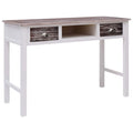 vidaXL Skrivbord brun 110x45x76 cm trä