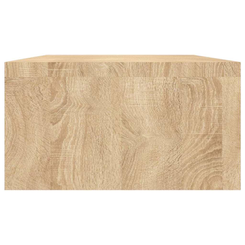 vidaXL Skärmställ sonoma-ek 100x24x13 cm konstruerat trä