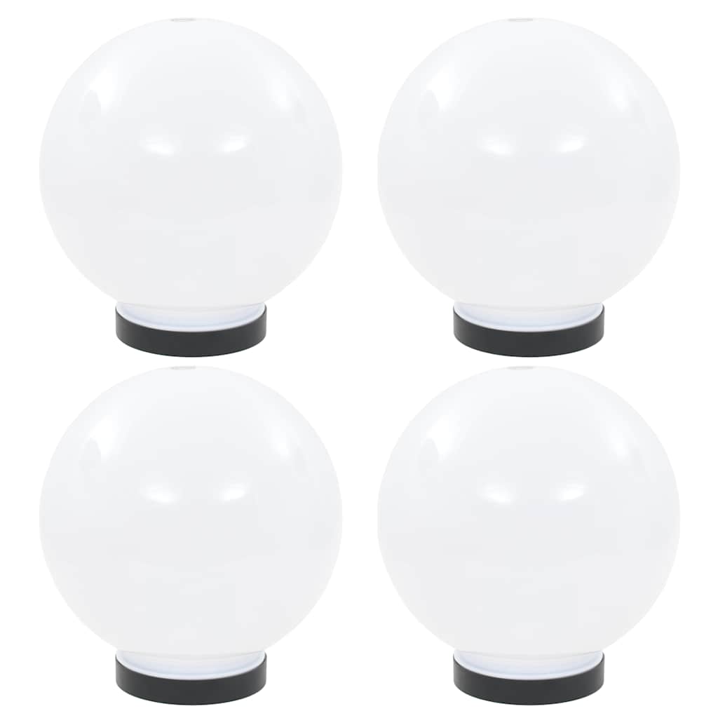 vidaXL Globlampor 4 st LED sfäriska 20 cm PMMA