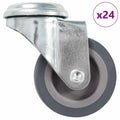 vidaXL Länkhjul med bulthål 24 st 50 mm