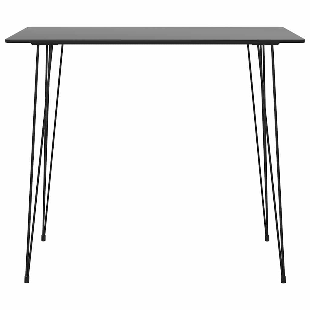 vidaXL Barbord svart 120x60x105 cm