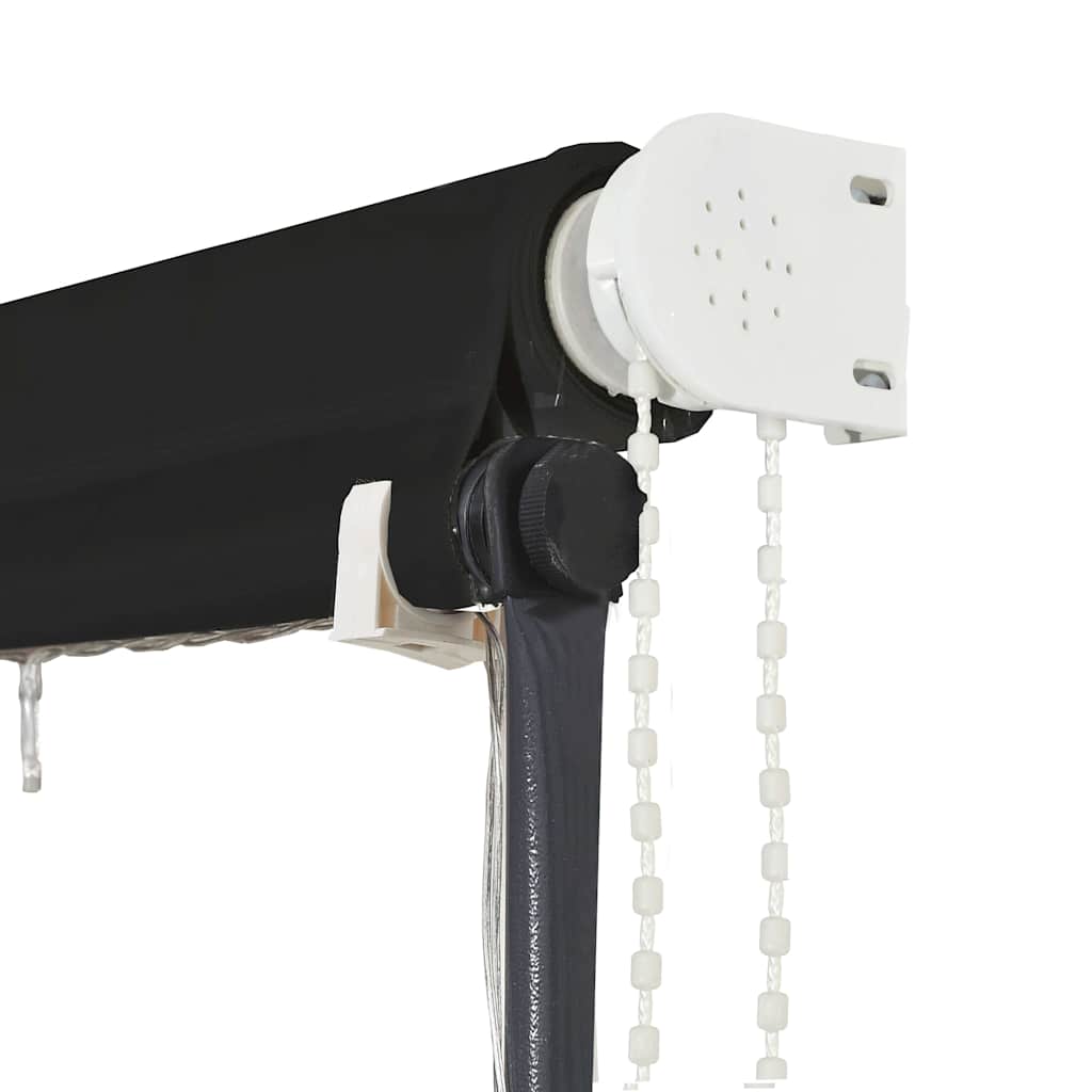 vidaXL Markis med LED 350x150 cm antracit
