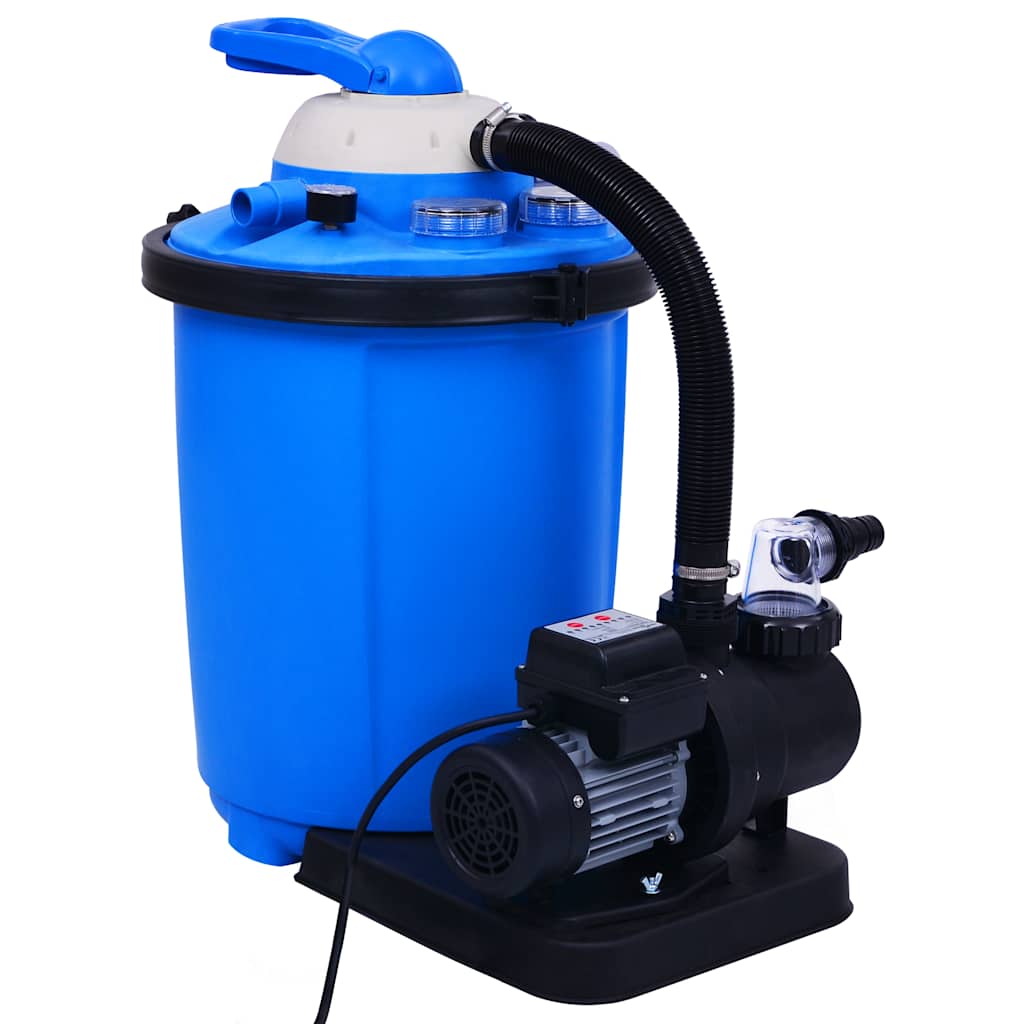 vidaXL Sandfilterpump 550 W 50 L