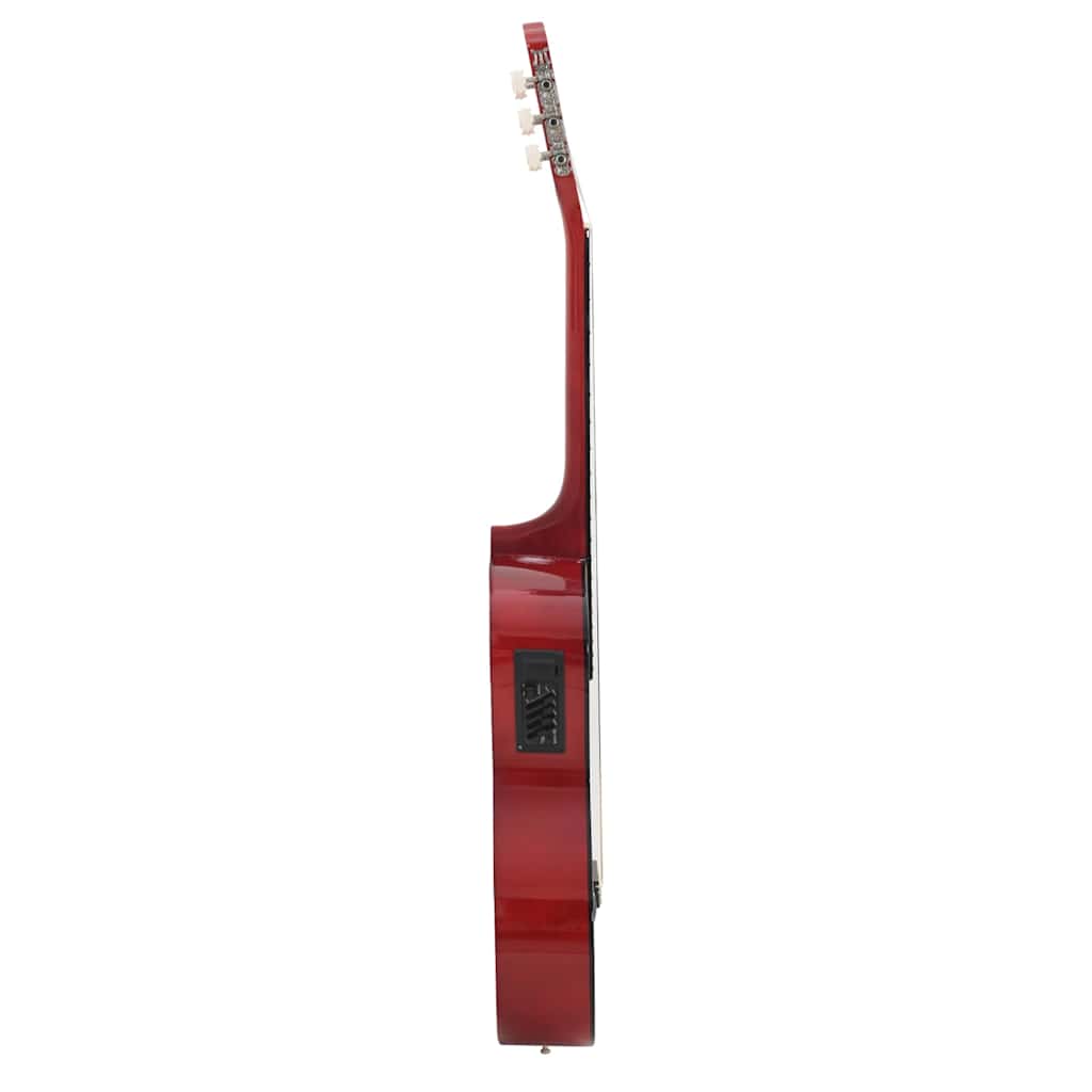 vidaXL Gitarr 12 delar med EQ-pedal 6 och strängar western