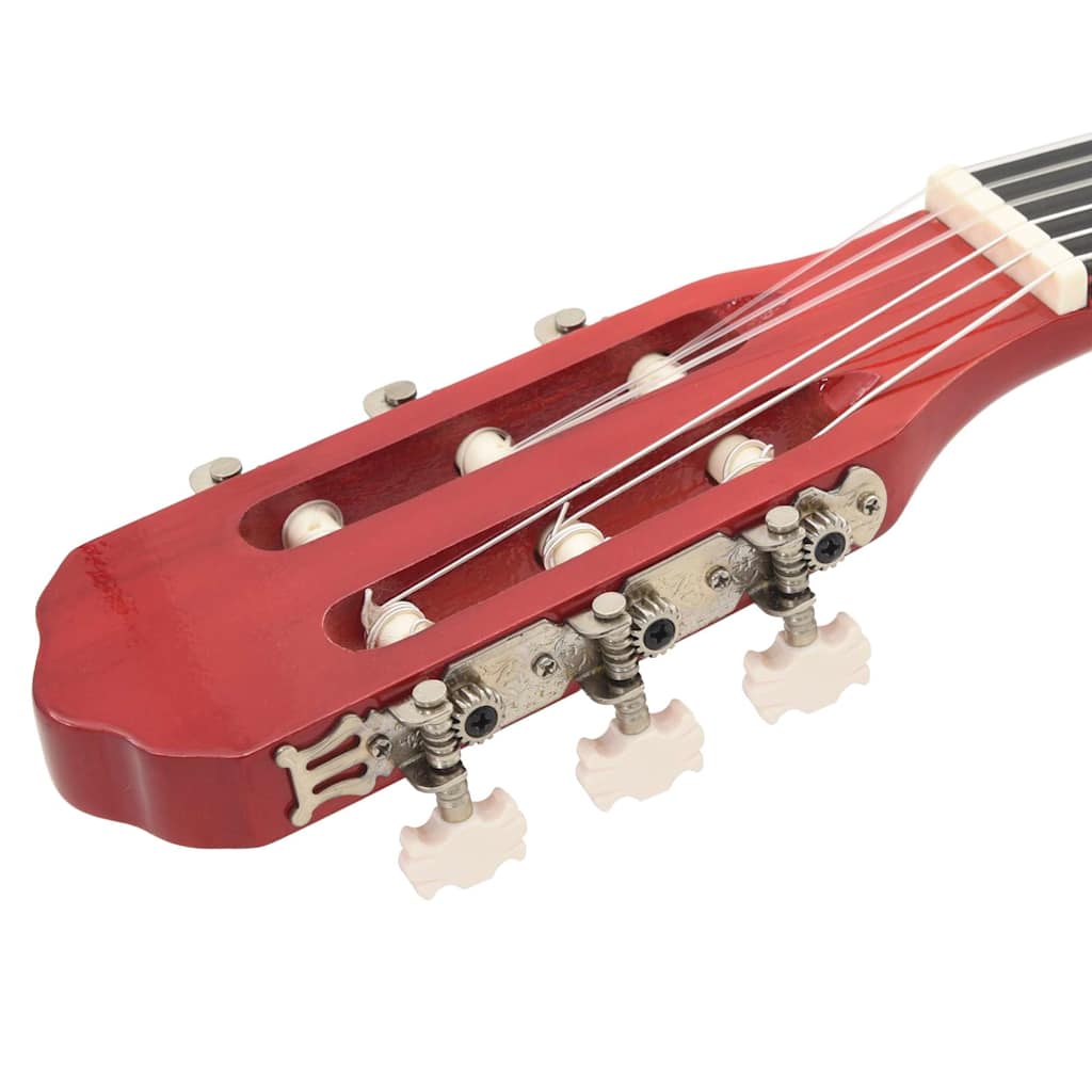 vidaXL Gitarr 12 delar med EQ-pedal 6 och strängar western