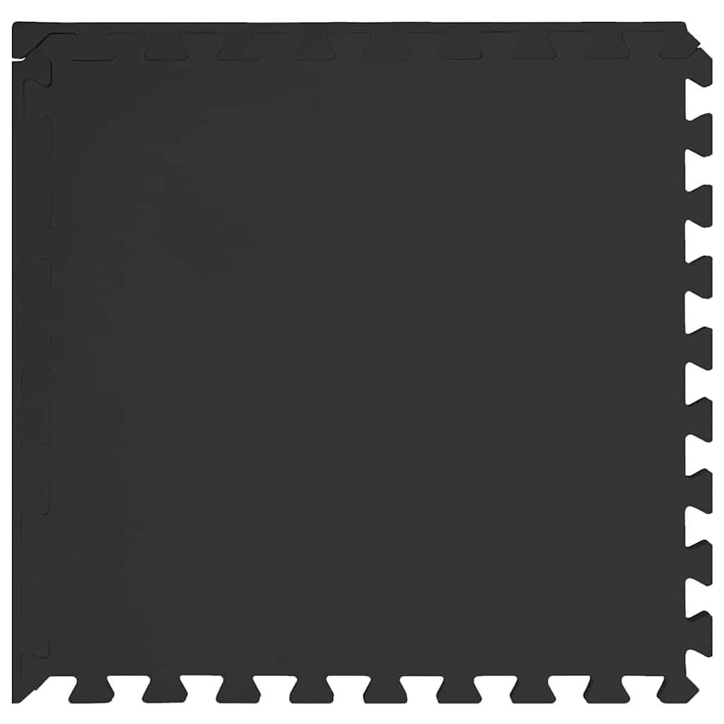 vidaXL Skyddsmatta 24 st 8,64 ㎡ EVA-skum svart