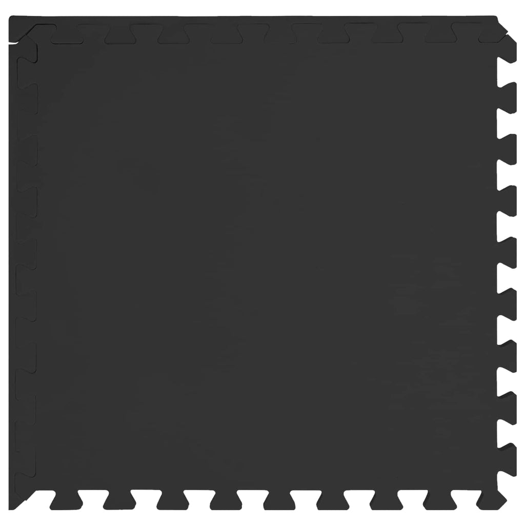 vidaXL Skyddsmatta 24 st 8,64 ㎡ EVA-skum svart