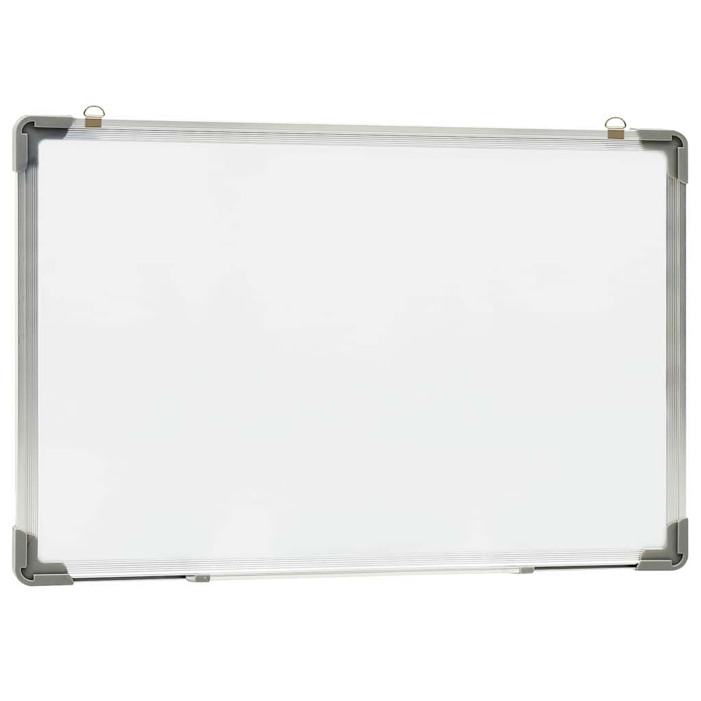 vidaXL Magnetisk whiteboard vit 50x35 cm stål