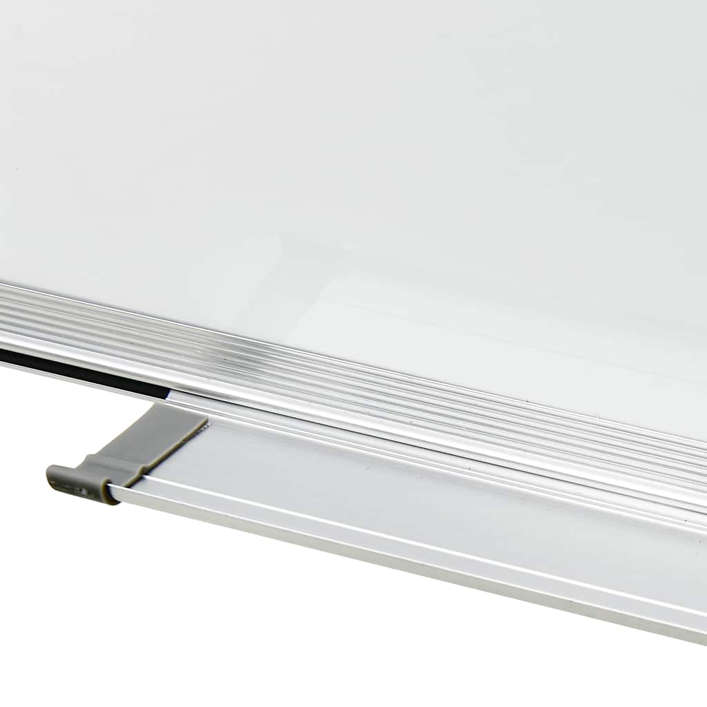 vidaXL Magnetisk whiteboard vit 50x35 cm stål