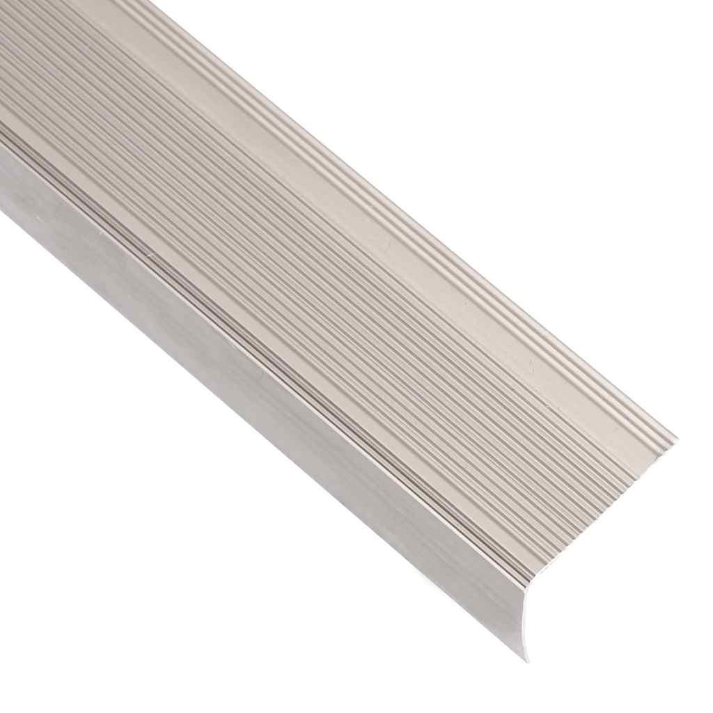 vidaXL Trappnosar i L-form 5 st aluminium 100 cm champagne