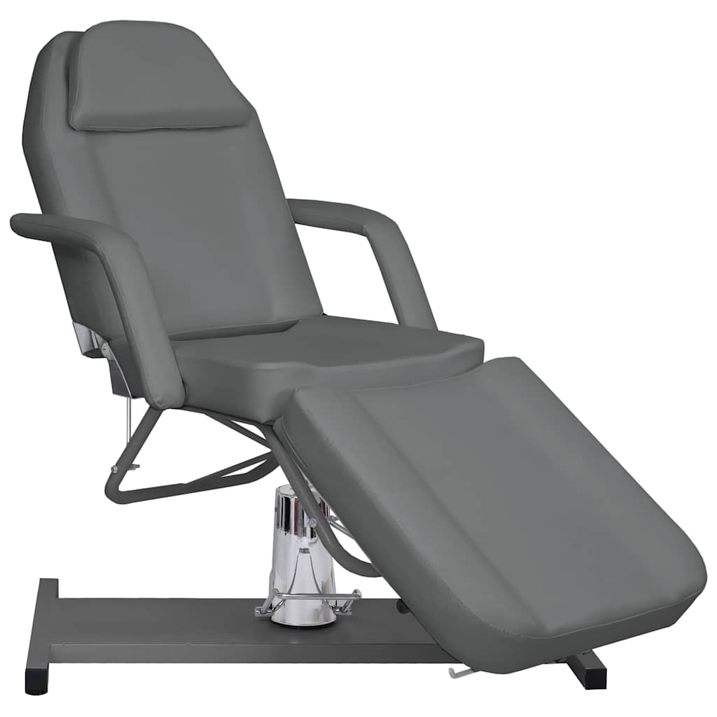 vidaXL Behandlingsstol grå 180x62x(87-112) cm