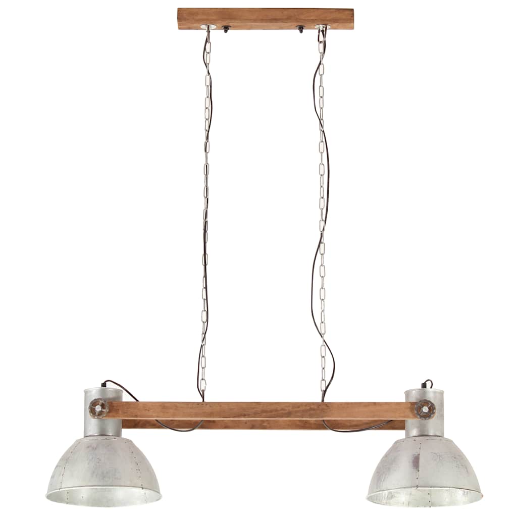 vidaXL Hänglampa industriell vintage 25 W silver 109 cm E27