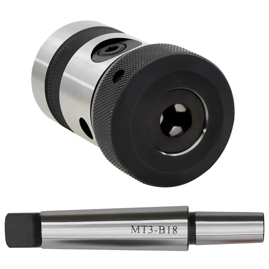 vidaXL Gängchuck TC16-B18 med MT3-skaft för invändig gänga M3-M16