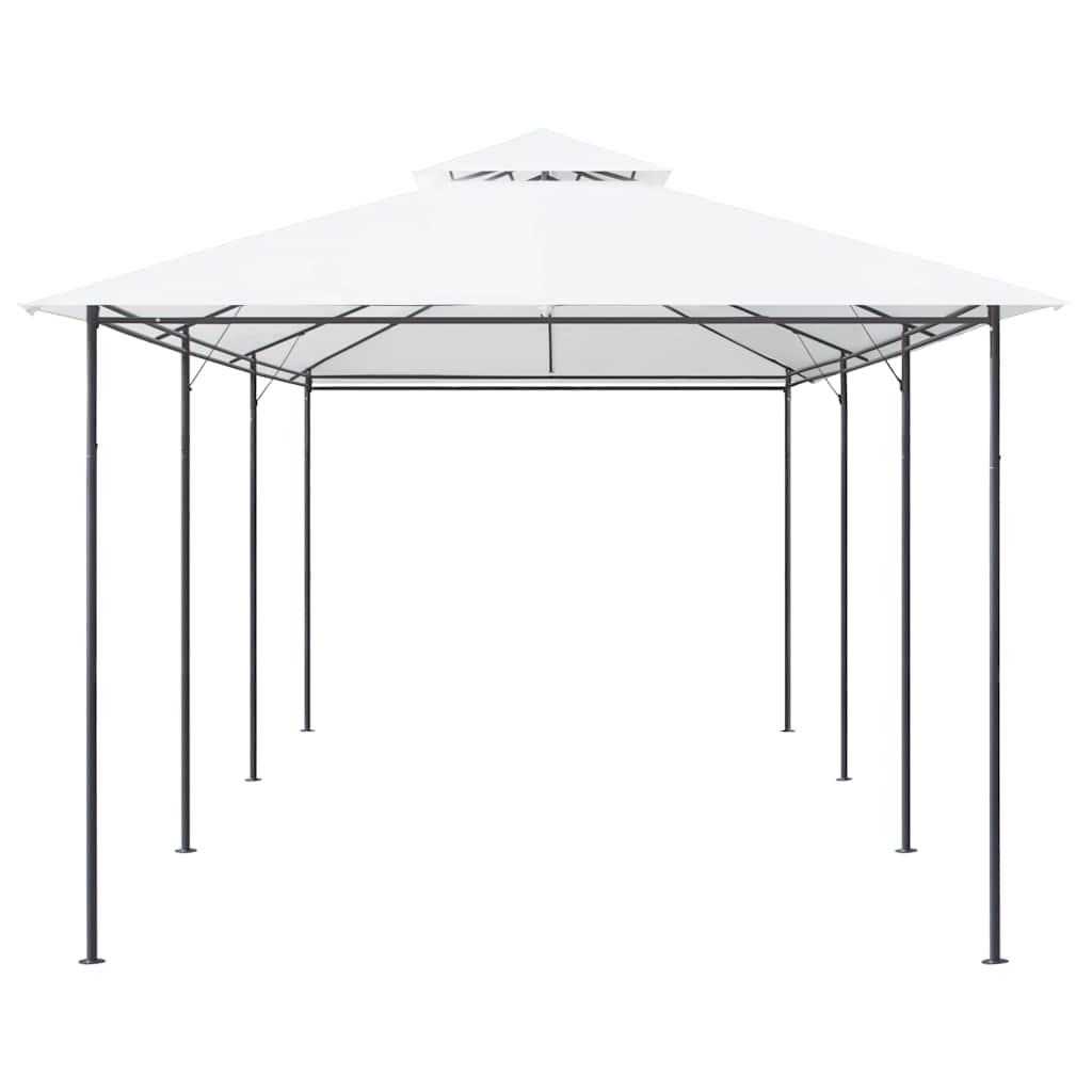 vidaXL Paviljong 600x298x270 cm vit 180g/m²