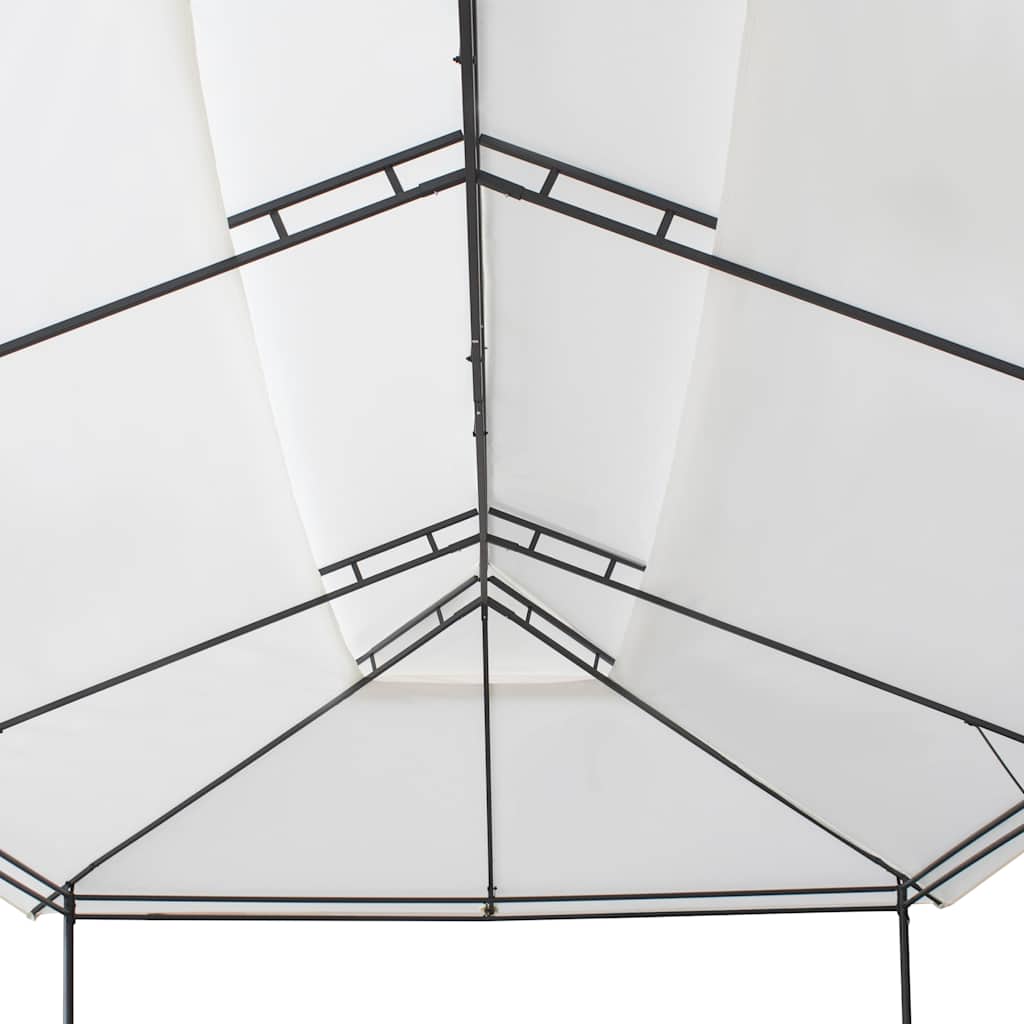 vidaXL Paviljong 600x298x270 cm vit 180g/m²