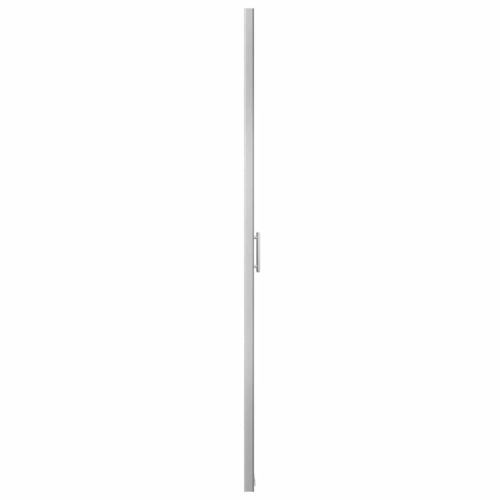 vidaXL Duschdörr härdat glas 91x195 cm